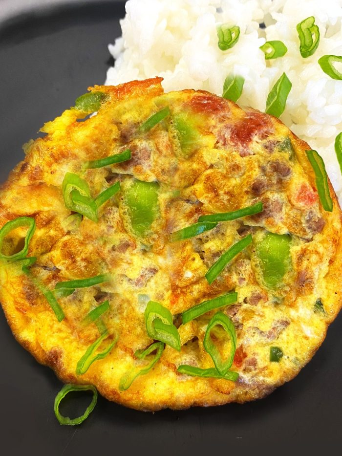 Rainbow Tortang Giniling: Filipino Pancake Beef or Pork Omelette