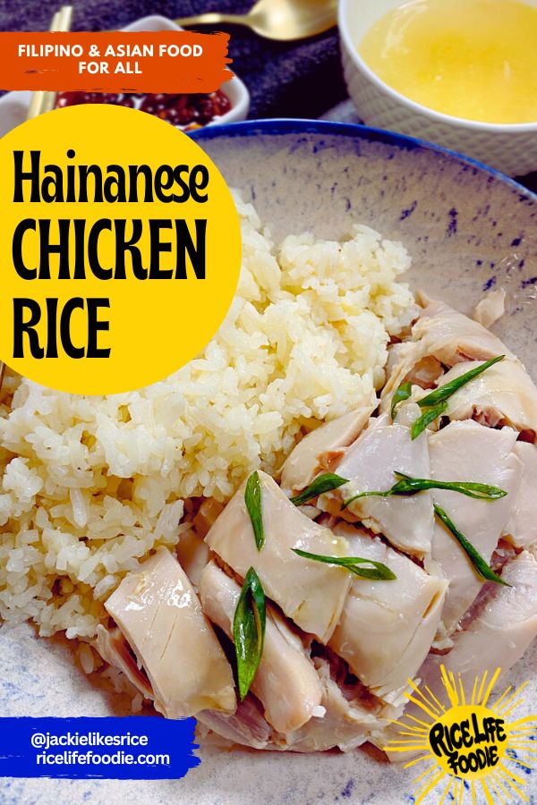 Easy Hainanese Chicken Rice with Miso | Rice Life Foodie - Asian ...