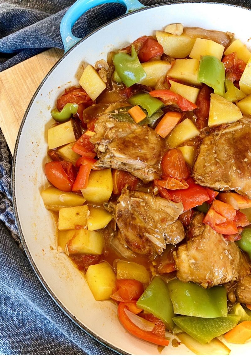 Easy, Best, Healthy Chicken Afritada