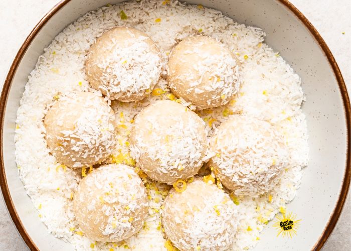 Coconut LEMON WHITE CHOCOLATE TRUFFLES Recipe