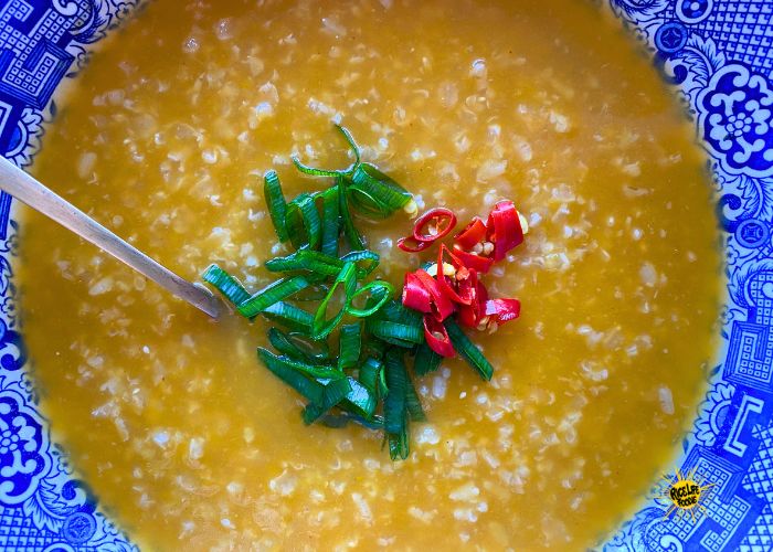 BUTTERNUT Squash Congee is A Comforting Bowl of Wellness