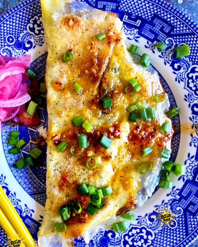 CRISPY Rice Paper Omelette
