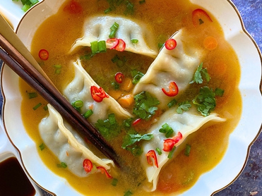 Easy Gyoza Soup Recipe