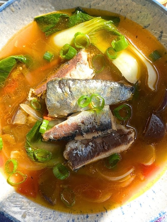 Asian Sardine Soup (EASY Filipino Sardines Sinigang Style)