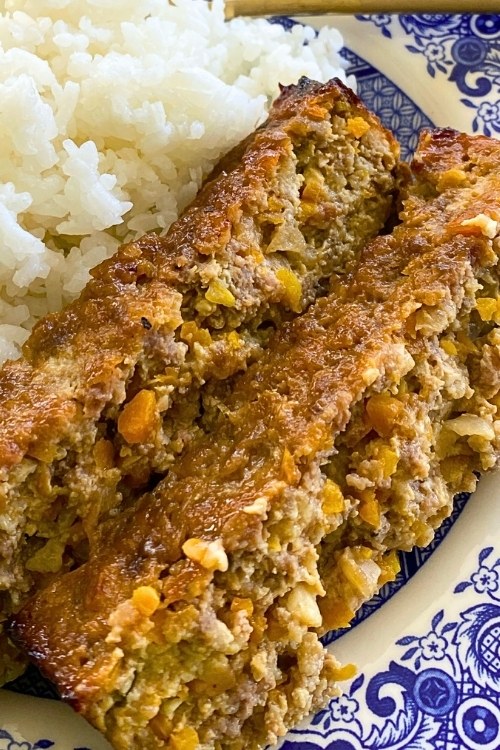 BEST Asian Meatloaf with Tofu and Beef – SUPER Moist, Healthy, Tasty!