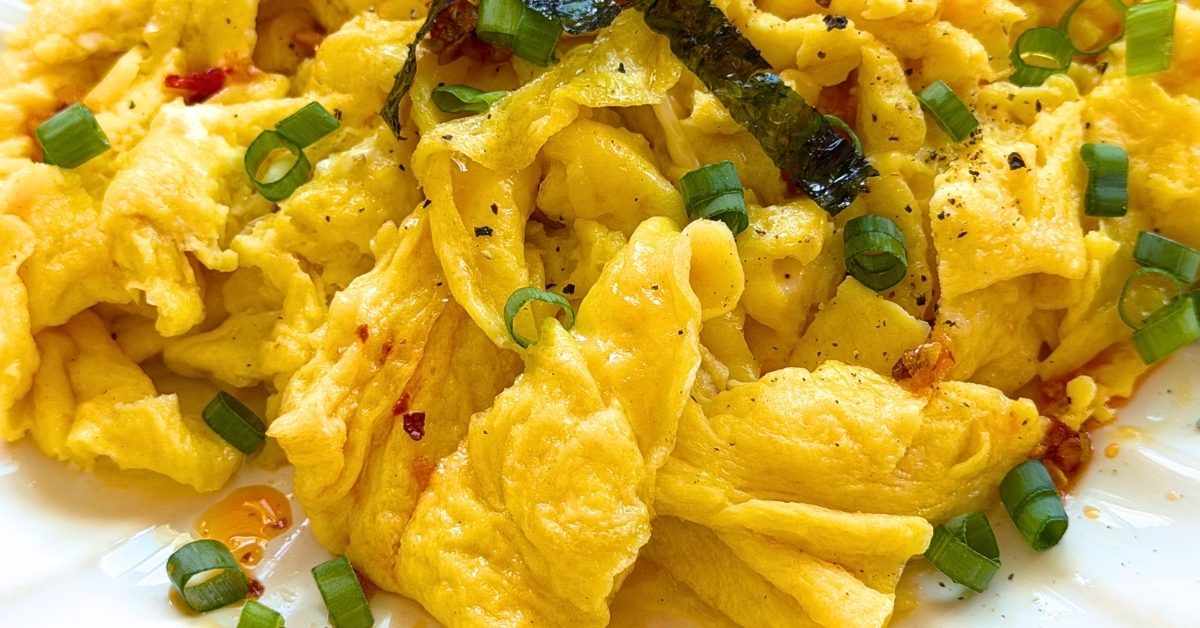 Miso Scrambled Eggs – Umami, Soft, Rich and Super Easy!