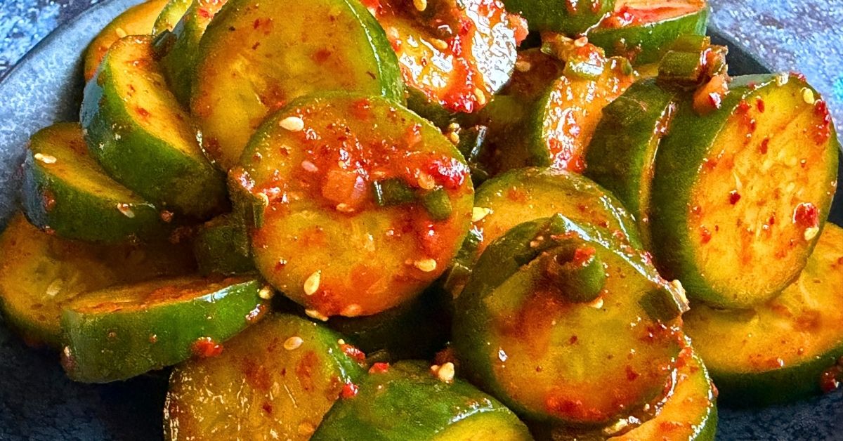 Oi Muchim (Korean Spicy Cucumber Salad)